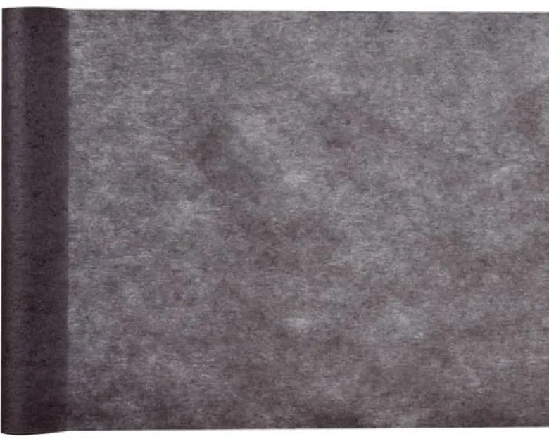 Sort Filt Bordløber, 30 cm x 10 meter