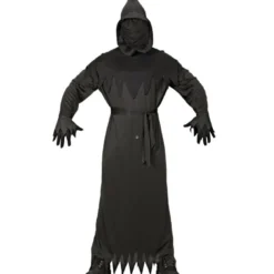 Sort Grim Reaper Voksen Halloween Kostume