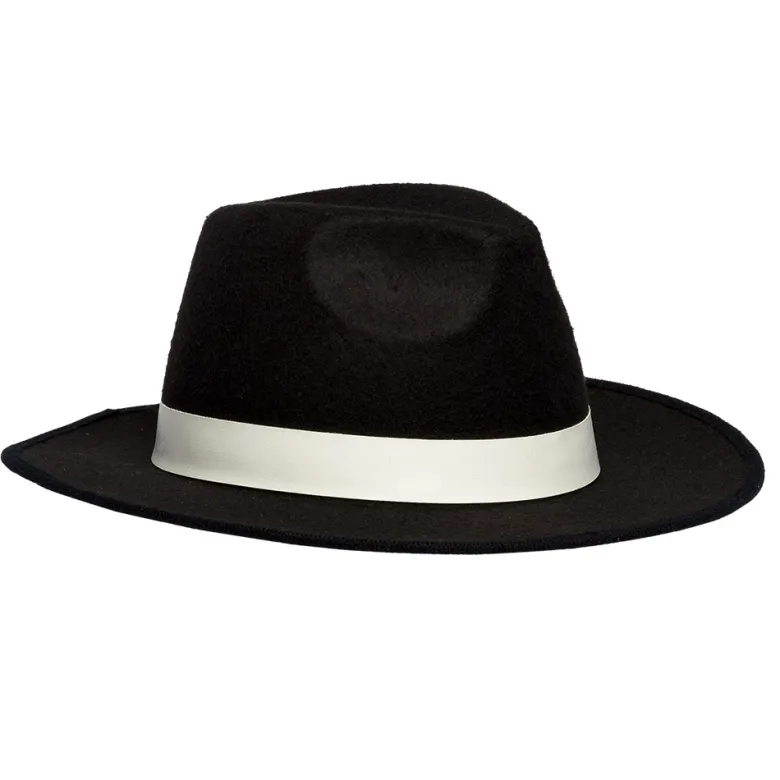 Sort Luksus Gangsterhat