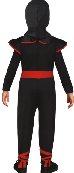 Sort Ninja Kriger - Kostume Til Drenge (3 - 12 år)