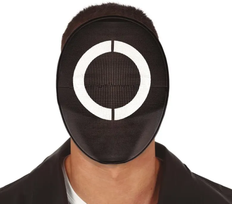 Sort Vagt Maske ala. Squid Game Circle Guard