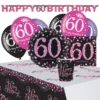 Sparkling Pink Fødselsdags Party in a Box - 60 År