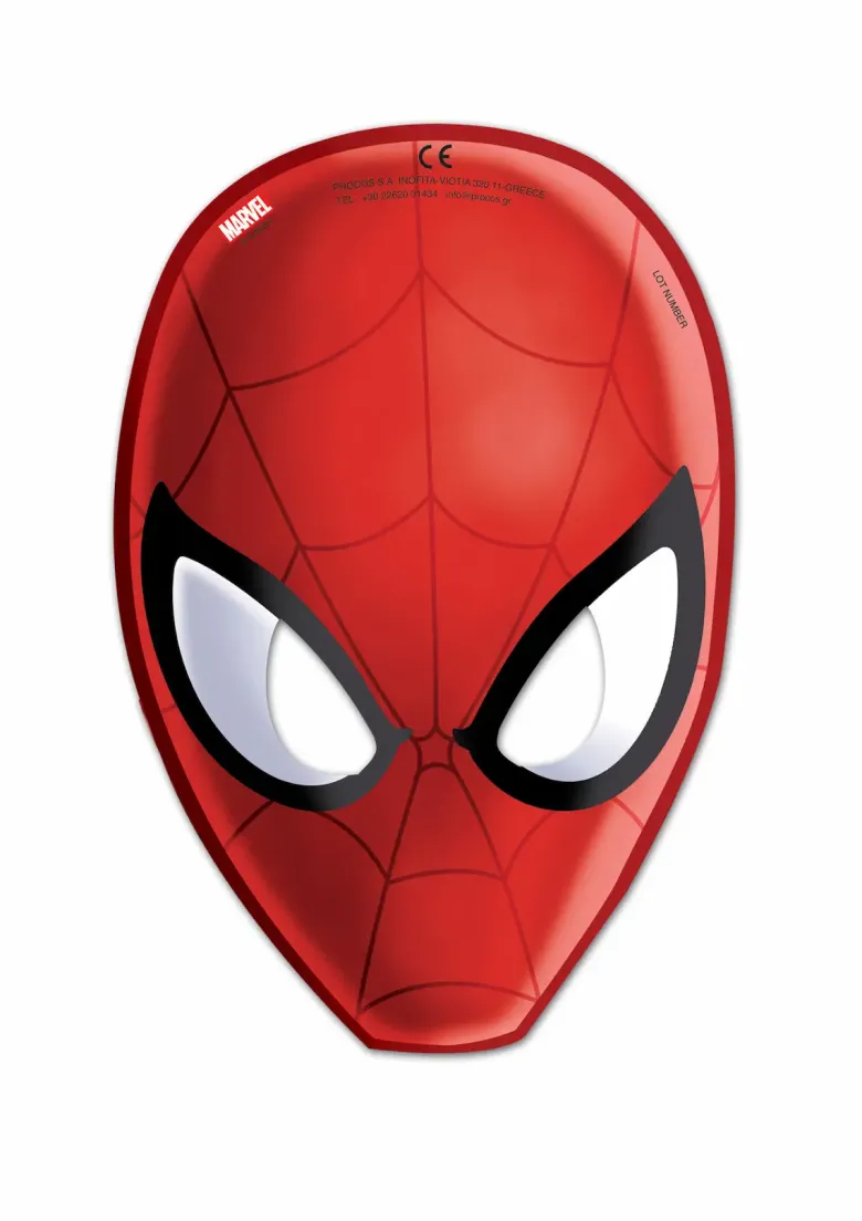 Spiderman Papmasker til Børn