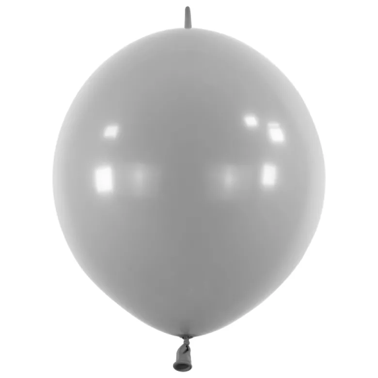 Standard Link-Ballon Grey, 30 cm