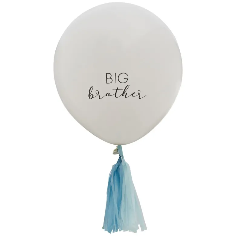 Stor "Big Brother" Ballon m/Tassels, 45 cm