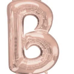 Stor Rosegold Folie Ballon - Bogstav ''B''