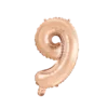 Stor rosegold tal ballon (88cm.) - 9 tal