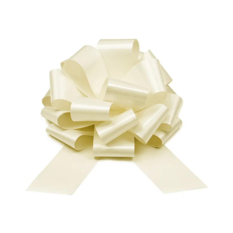Stor Sløjfe i Creme, 30 cm
