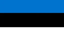 Stort Estlands Stof Flag, 90 x 150 cm