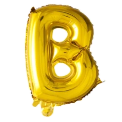 Stort Guld Folie Bogstav - ''B''