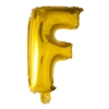 Stort Guld Folie Bogstav - ''F''
