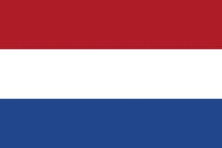 Stort Hollandsk Stof Flag, 90 x 150 cm