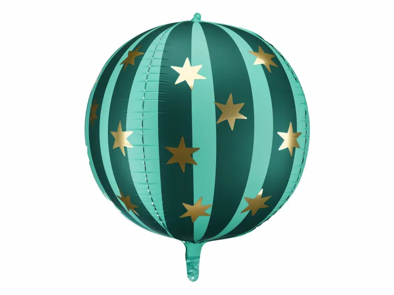 Stribet Cirkus Ballon, Grøn