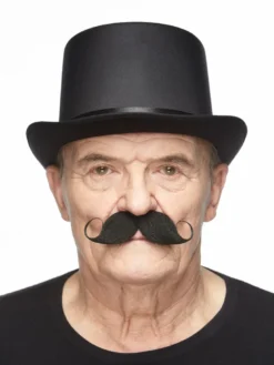 Stærk Mand Moustache, Sort