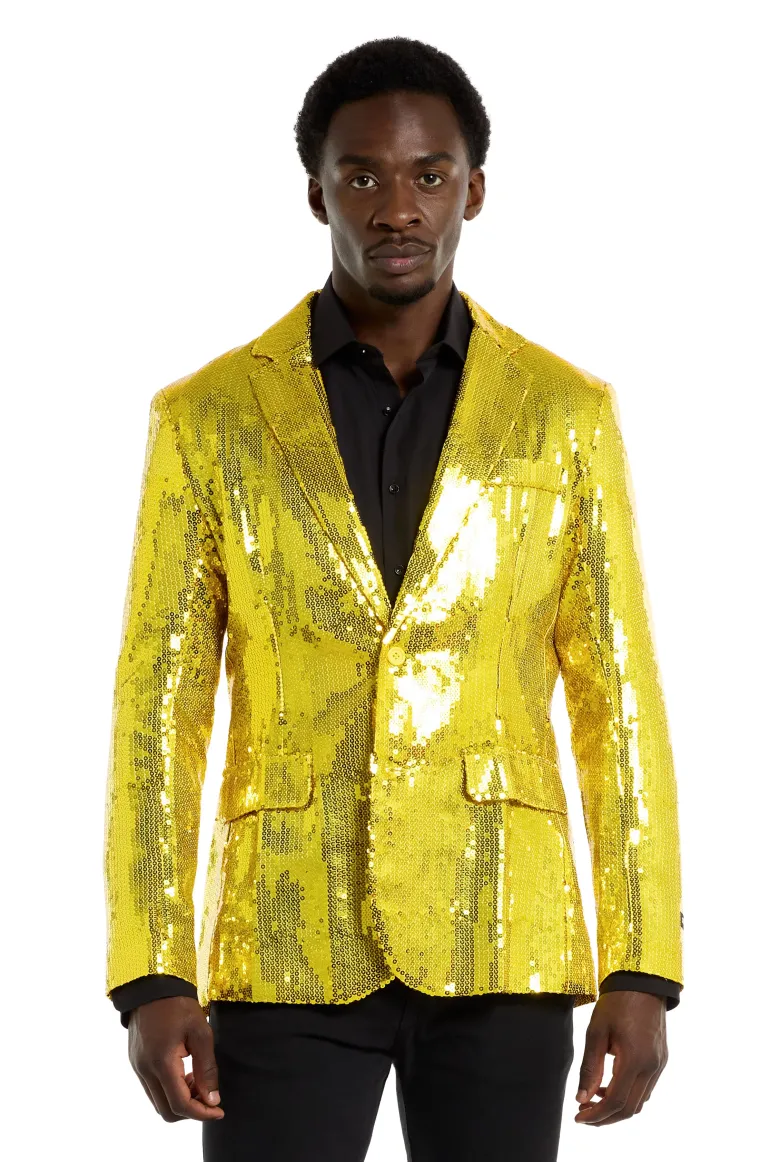 Suitmeister™ Blazer - Paillet Gul