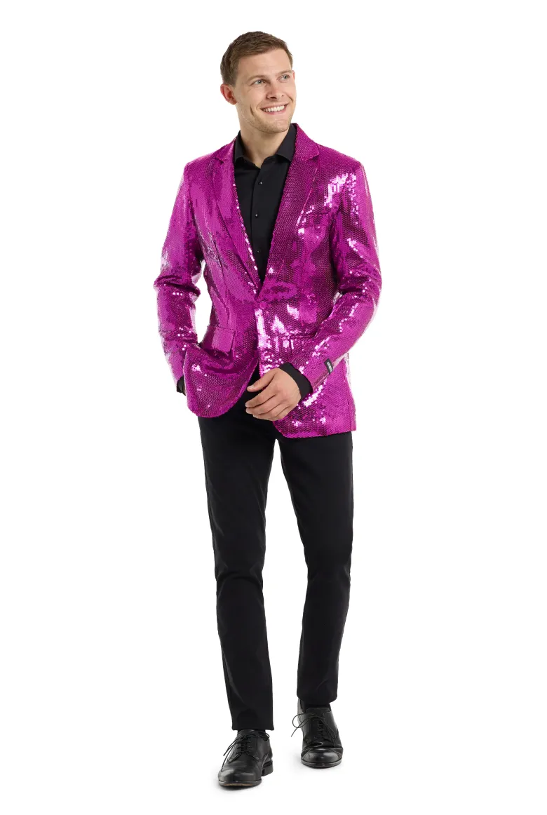 Suitmeister™ Blazer - Paillet Pink