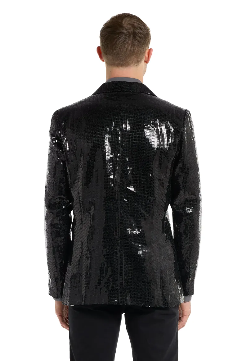 Suitmeister™ Blazer - Paillet Sort
