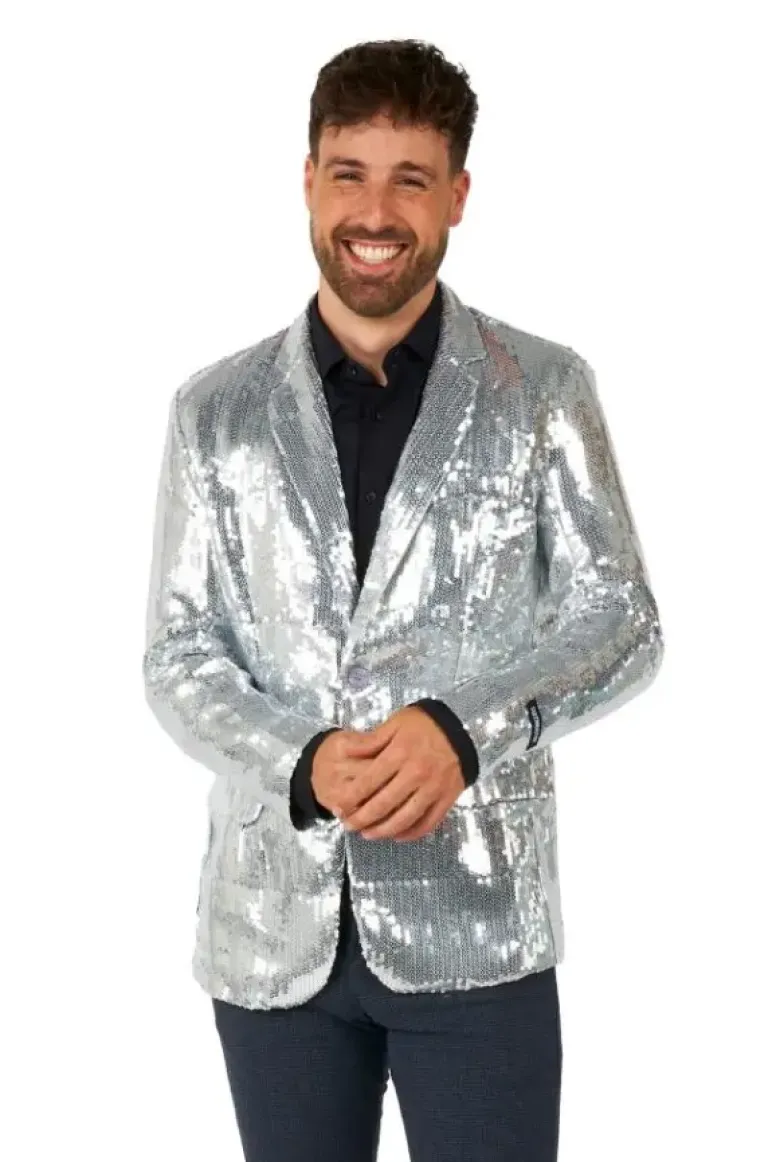 Suitmeister™ Blazer Sequins Silver