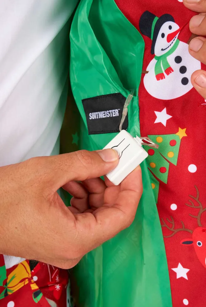Suitmeister™ Christmas Red Icons - Light Up