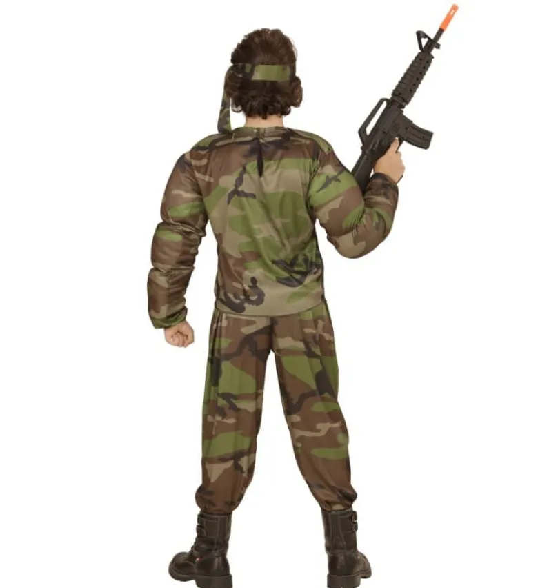 Super Muskel Camouflage Soldat