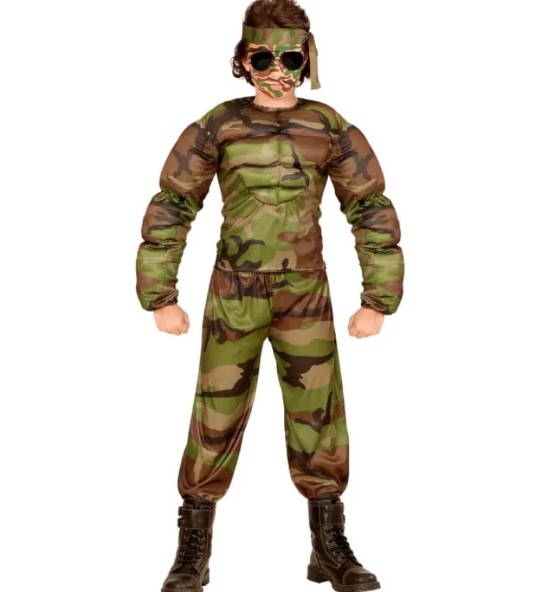 Super Muskel Camouflage Soldat