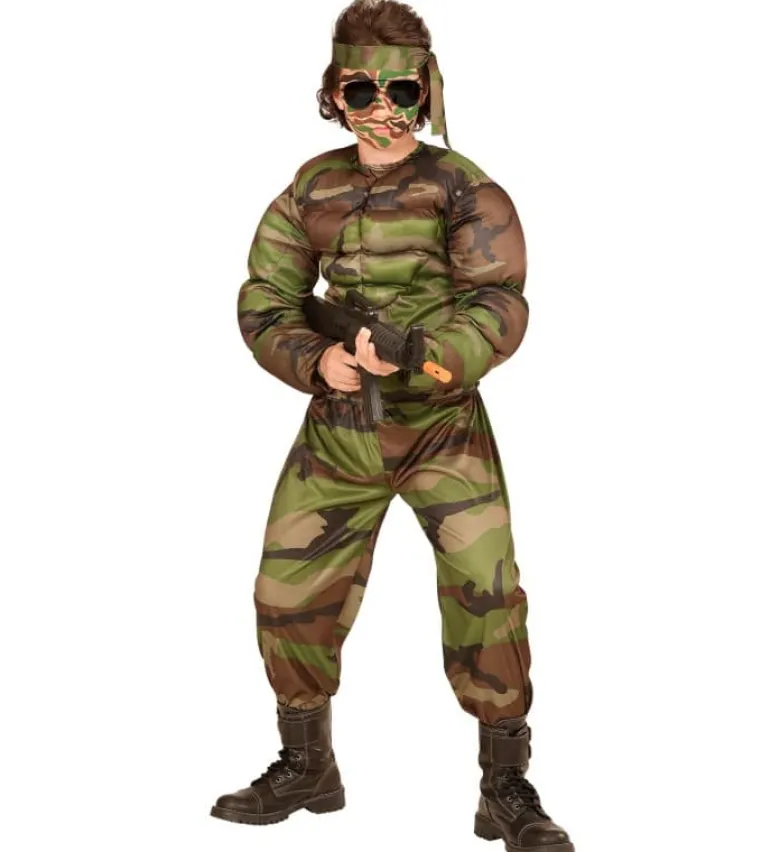 Super Muskel Camouflage Soldat