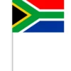 Sydafrikansk Papirflag på Pind, 27 x 20 cm