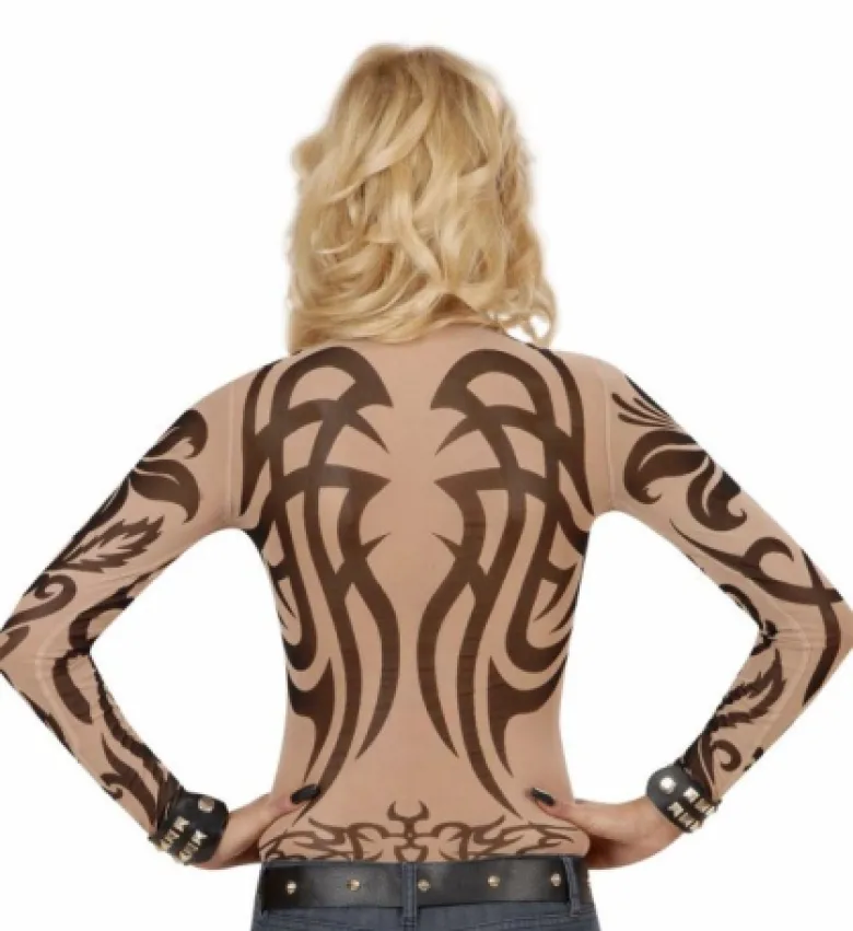 Tattoo bluse - stamme tegn