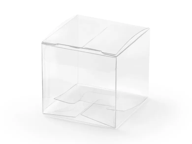 Transparente Æsker 5x5x5 cm, 10 stk.
