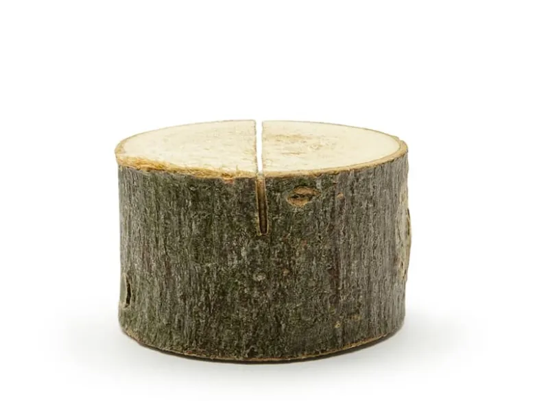Træ Bordkortholdere 3cm, 10 stk. Mini Træskiver