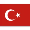Tyrkisk flag 90 X 150cm.