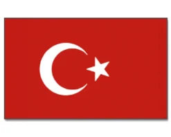 Tyrkisk flag 90 X 150cm.