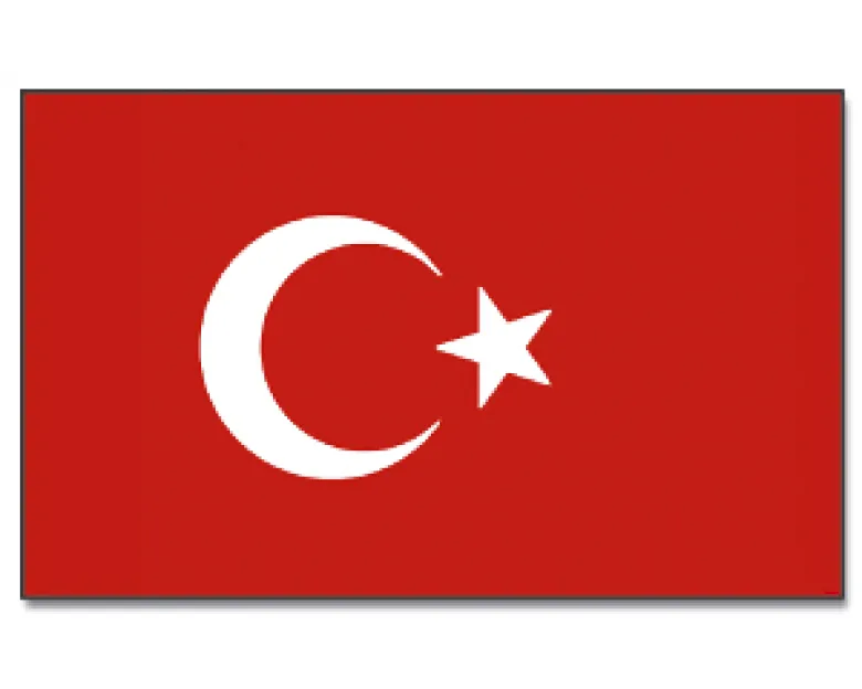 Tyrkisk flag 90 X 150cm.