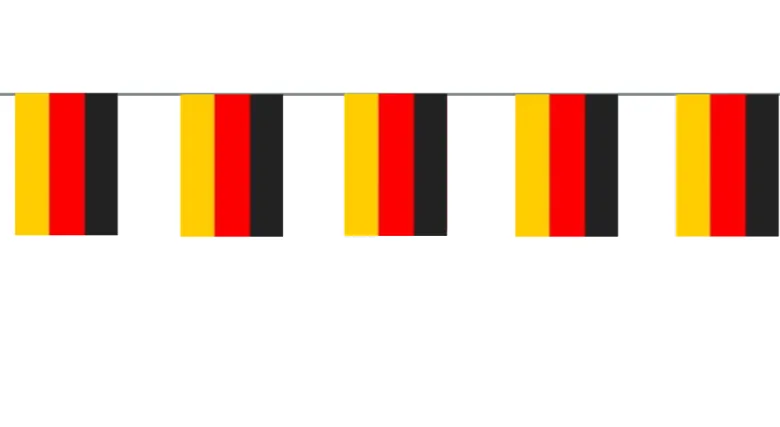 Tysk Flagguirlande, Stor