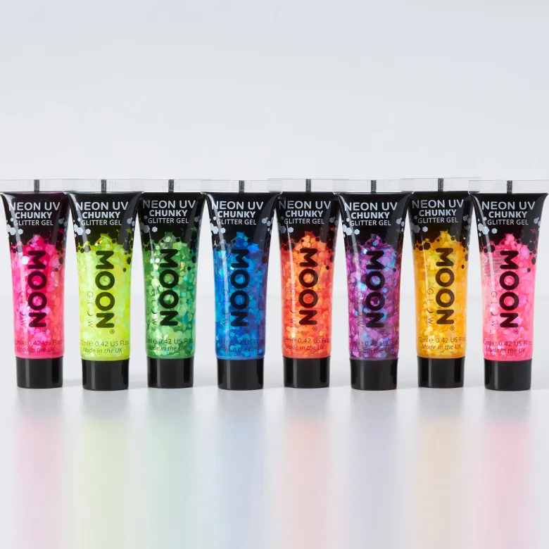 UV Glitter Gel - Neon Grøn