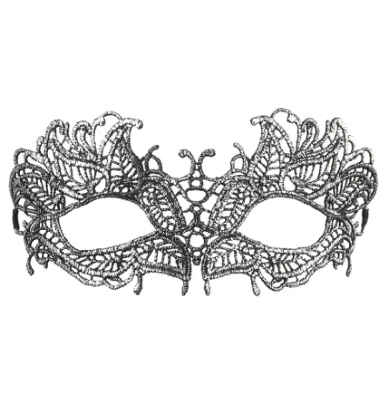 Venetiansk Blondemaske, Metallic Sølv