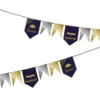 Vimpelguirlande "Congratulations", 6 meter