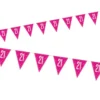 Vimpelguirlande - Pink Glitz Fødselsdag, 21 År