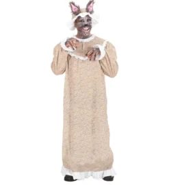 Voksen kostume: Bedstemor Ulv kostume