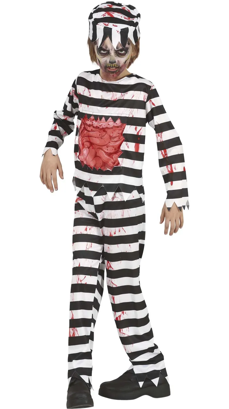 Zombie Fangedragt Børnekostume